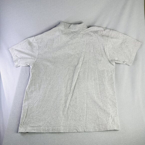 Carhartt Shirt Mens 2XL Polo Collar Short Sleeve Pocket Logo Gray Knit - Picture 8 of 9